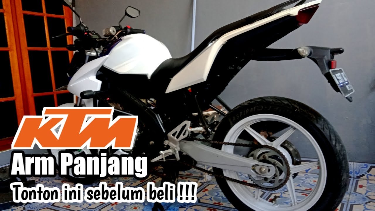 Pasang Arm Panjang KTM di Vixion