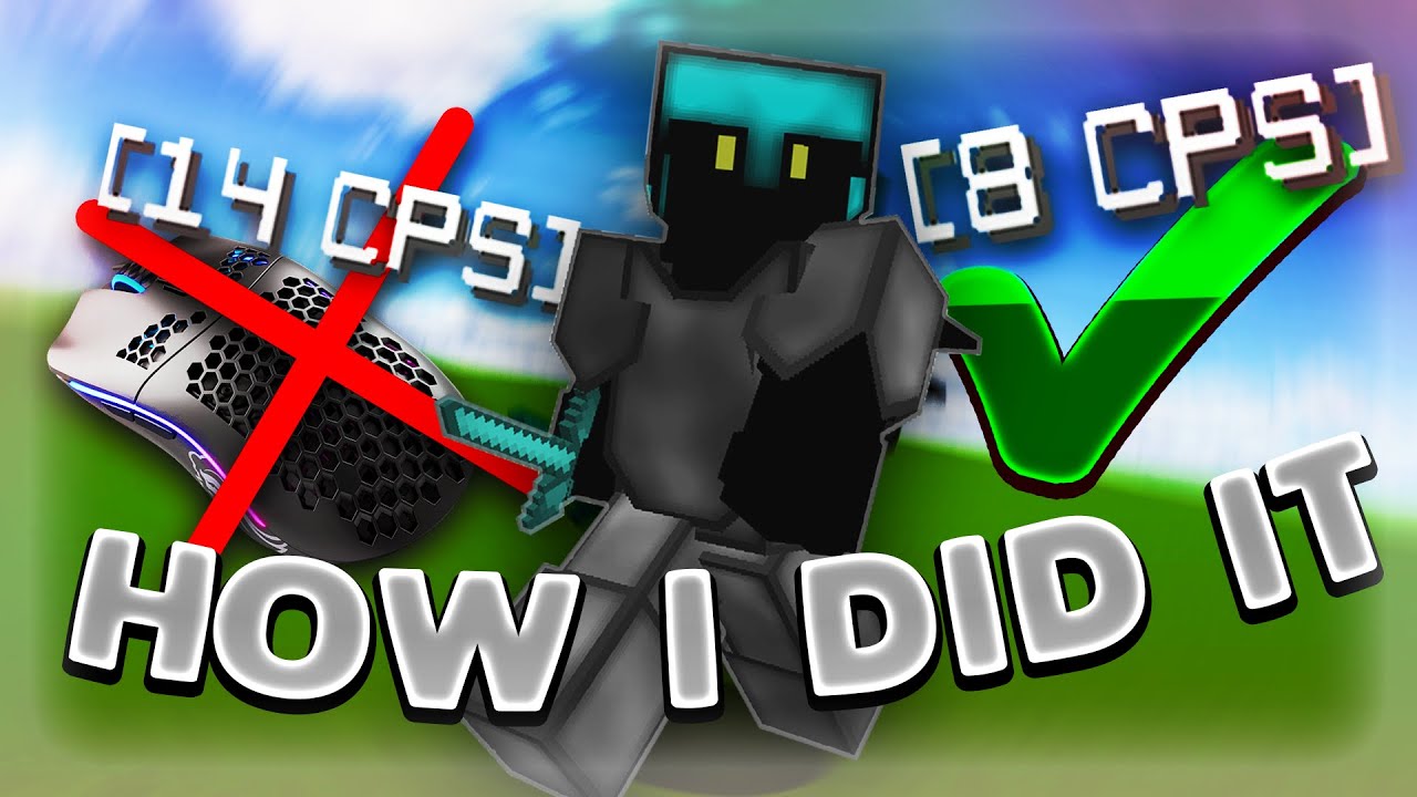 How I got better at Minecraft PVP while normal clicking low CPS | Minecraft PVP Tips