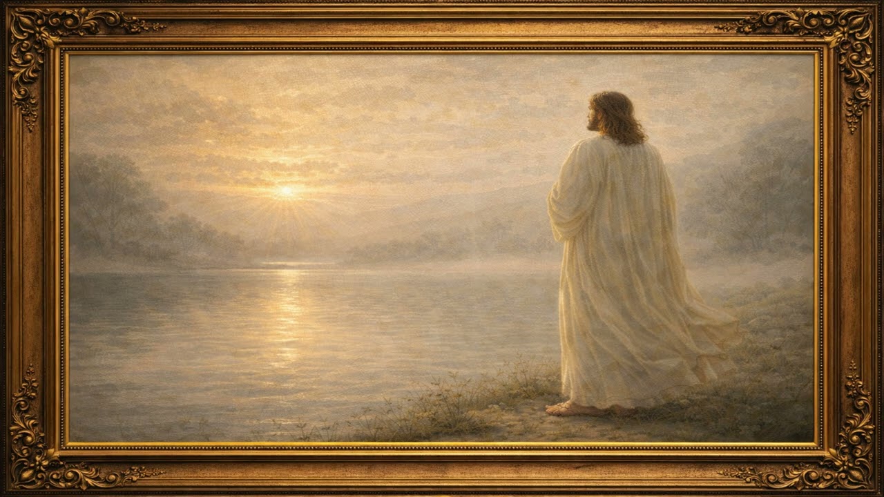 Faith in God and Trusting in His Coming Light with Jesus Christian Frame TV Art 4k Screensaver