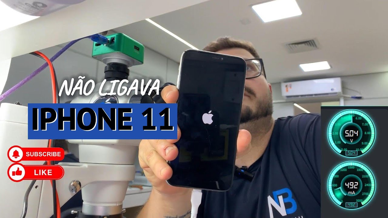 IPHONE 11 NÃO LIGA - CURTO - REPARO COMPLETO!