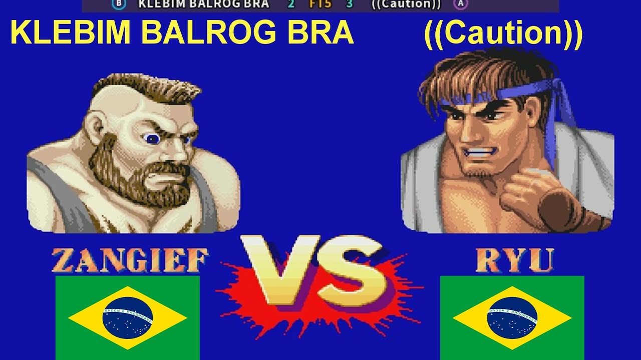 Street Fighter II': Champion Edition - KLEBIM BALROG BRA vs ((Caution)) FT5