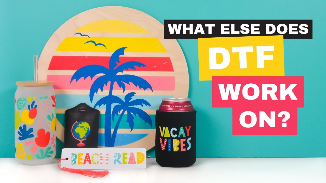 Материалы DTF: работает ли DTF не только с тканью?
