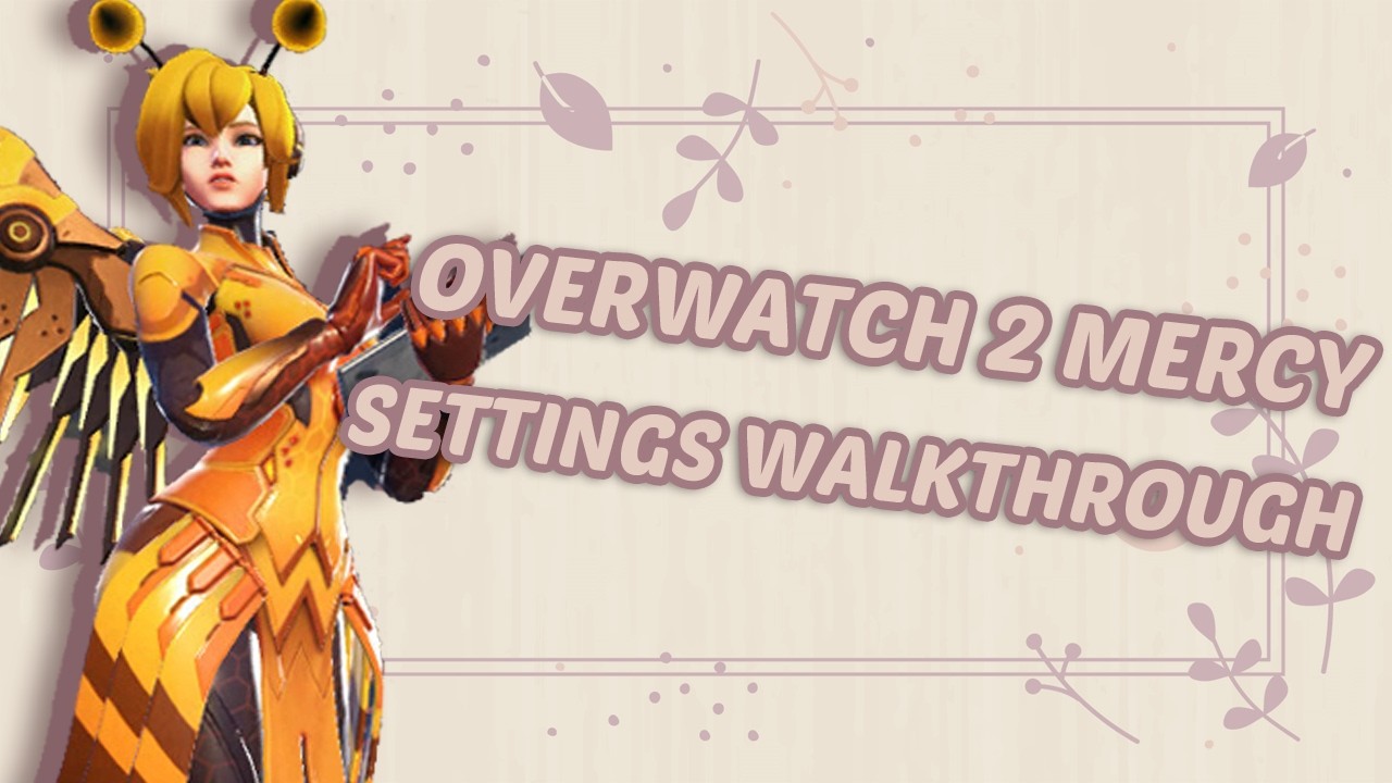 OVERWATCH 2 MERCY SETTINGS WALKTHROUGH 📝 | Voiced Guide