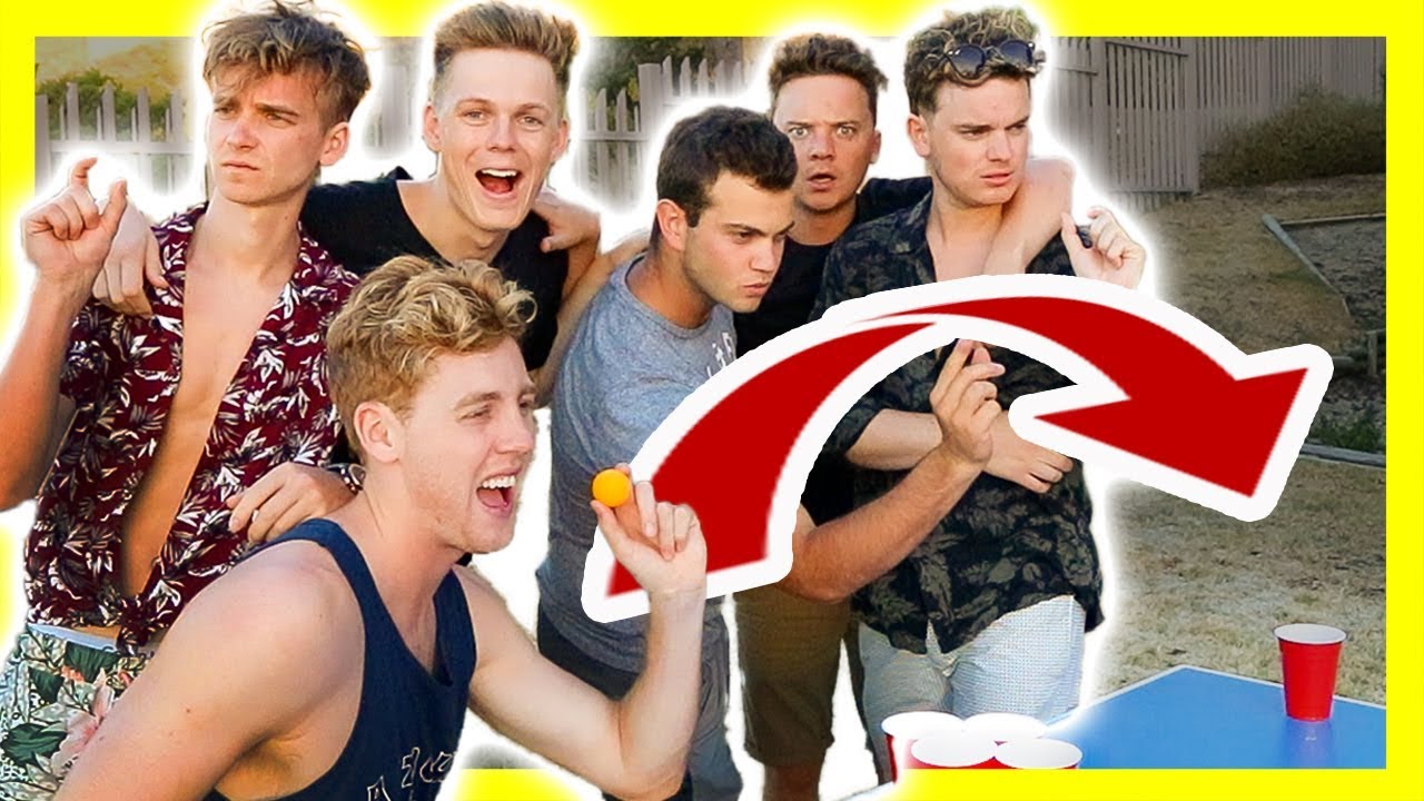 DRUNK BEER PONG ft Conor Maynard, ThatcherJoe, Jack Maynard and Caspar Lee