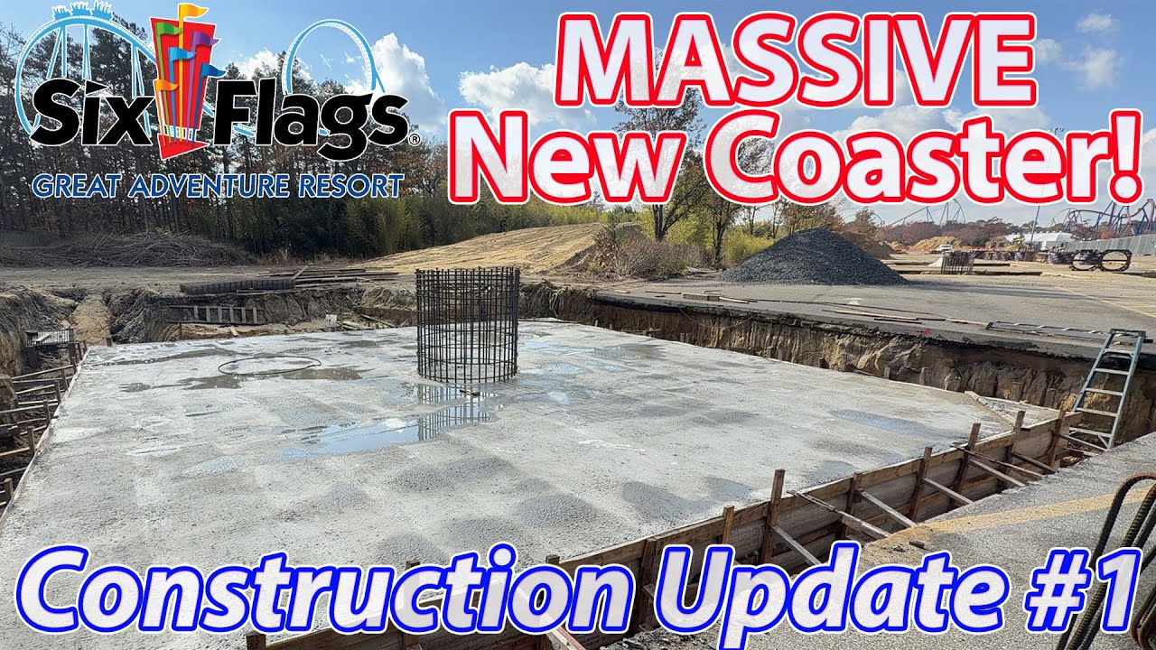 Coaster Project 2027 at Six Flags Great Adventure | Construction Update #1 | November 2025