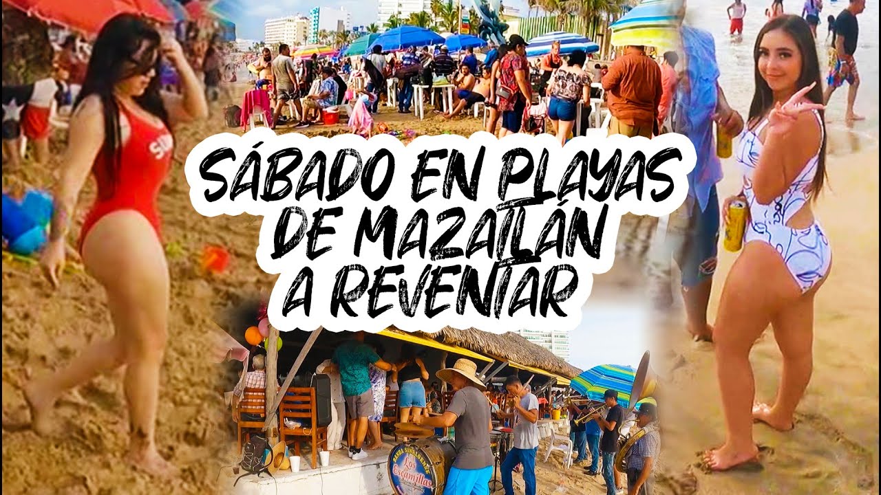 PLAYAS DE MAZATLAN Y MALECON 2022 en Agosto / Que hacer en mazatlan / Walking Tour Mazatlan Beach