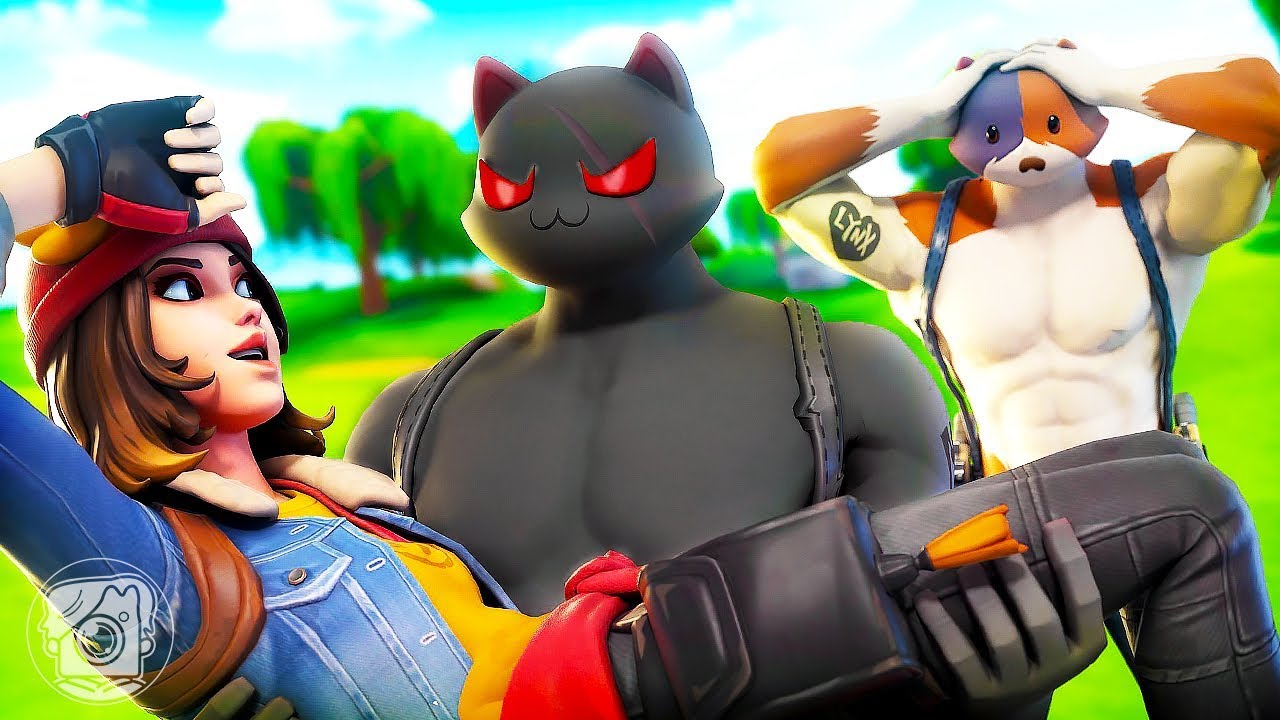 SKYE MAKES MEOWSCLES JEALOUS?! (A Fortnite Short Film)