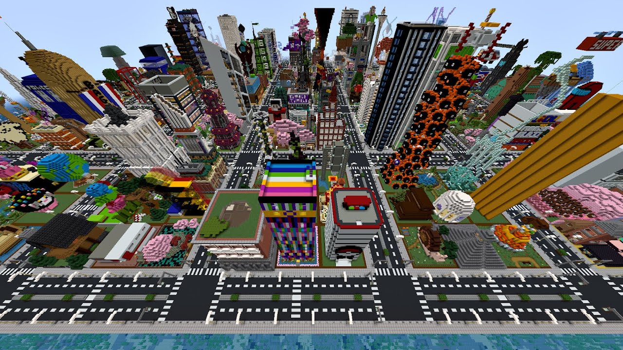 I Gave 300 Minecraft Players One Plot Each to Build A Capital City