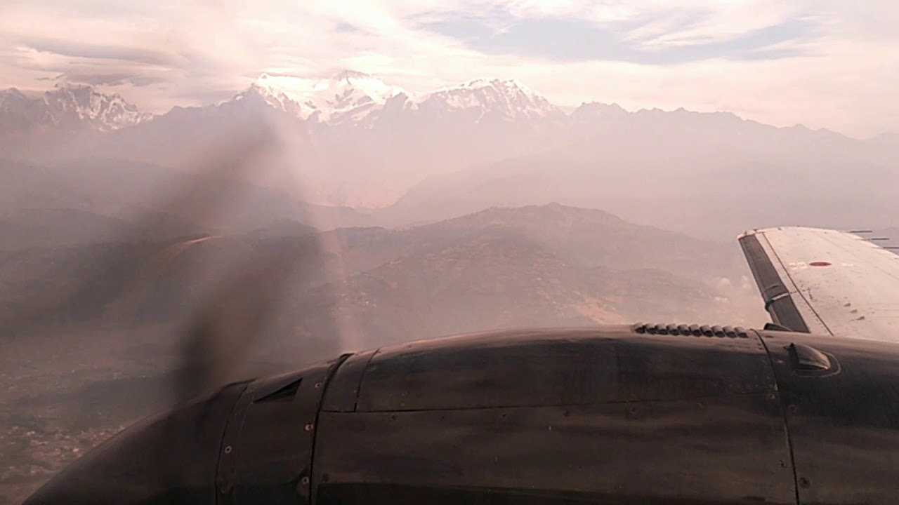 Kathmandu to Pokhara flight view