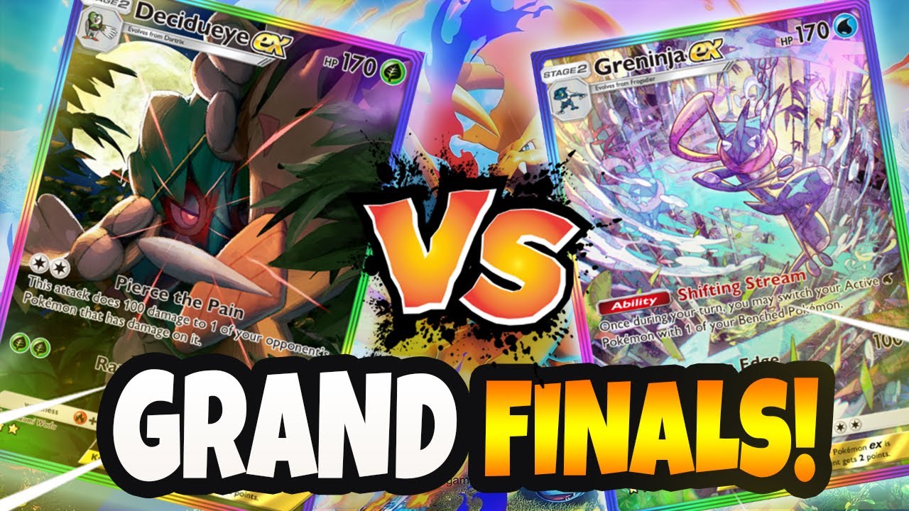 Гранд-финал! Decidueye EX против Greninja Ex Suicune EX!