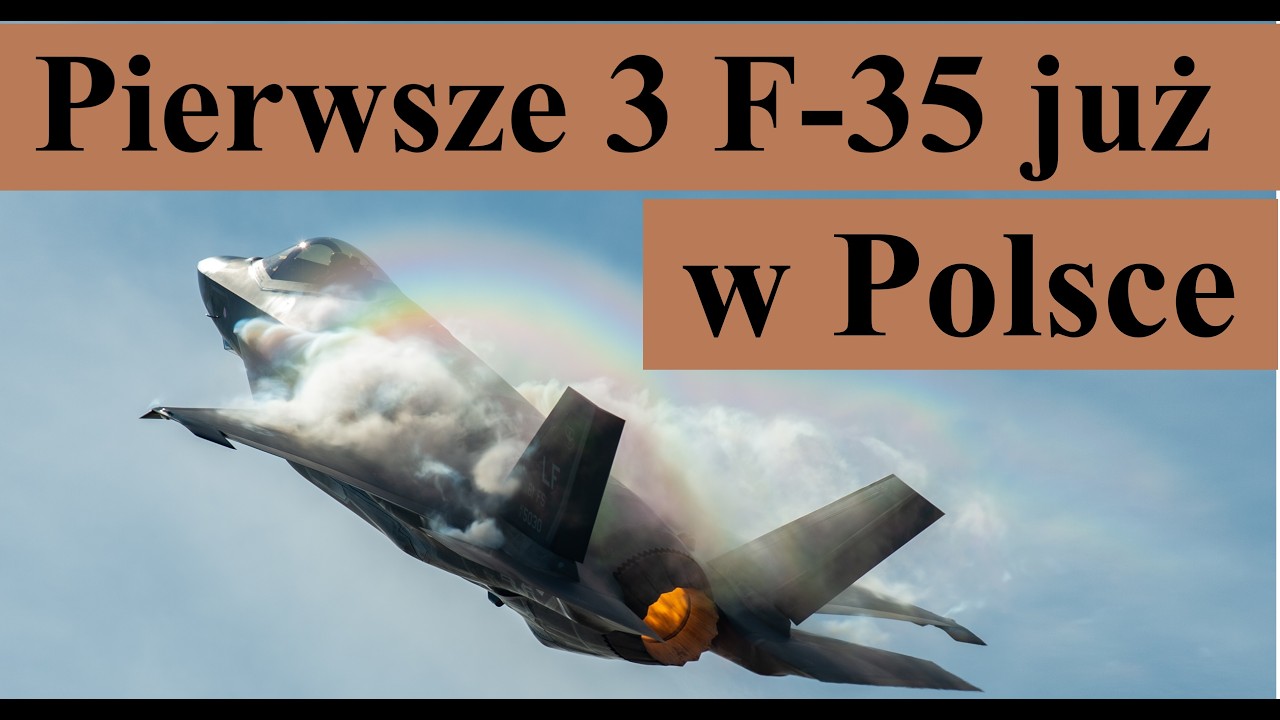 pierwsze 3 F-35 już w Polsce