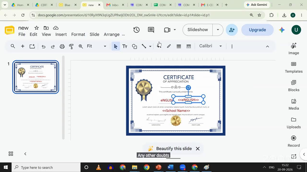 FREE ONLINE WORKSHOP ON GENERATING AUTOMATED E-CERTIFICATES