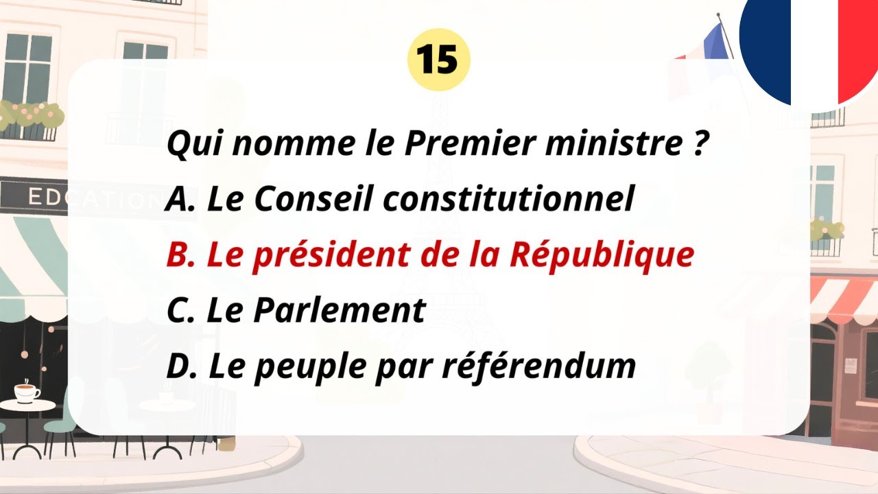 Examen civique française 🇫🇷 2026 | Simulation d’examen réaliste avec questions officielles