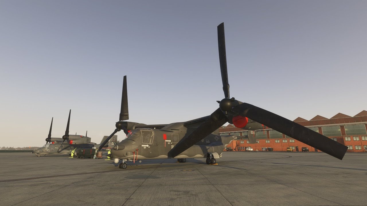First look at the Miltech Simulations Bell MV-22B Osprey in Flight Simulator 2024