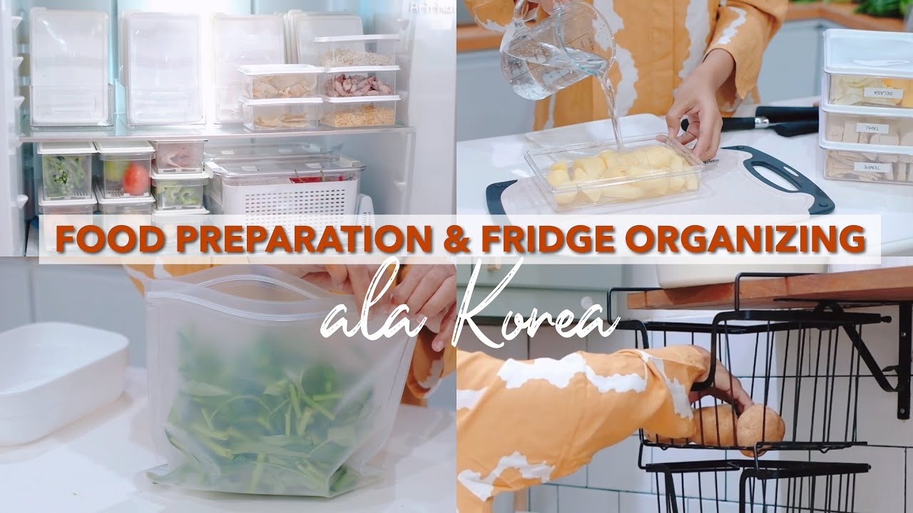 FOOD PREPARATION AND FRIDGE ORGANIZING ALA KOREA | #FOODPREP #SHOPEE HAUL