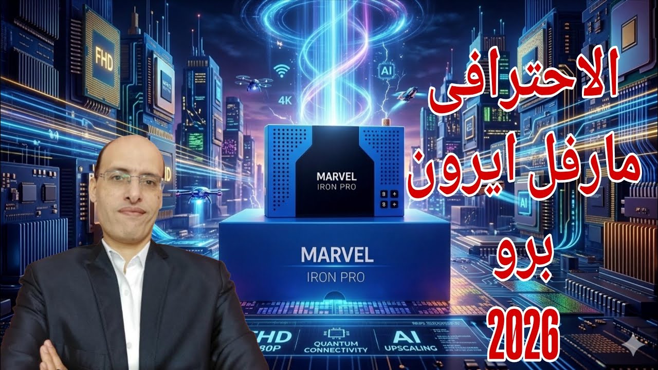 رسيفر مارفل ايرون برو الشامل 2026 الاصدار الجديد يعود بقوة ومنصات احترافية لأول مرة 