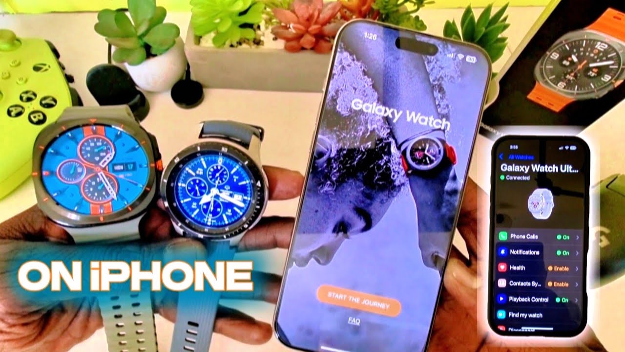Как подключить Samsung Galaxy Watch и Galaxy Watch Ultra к iPhone