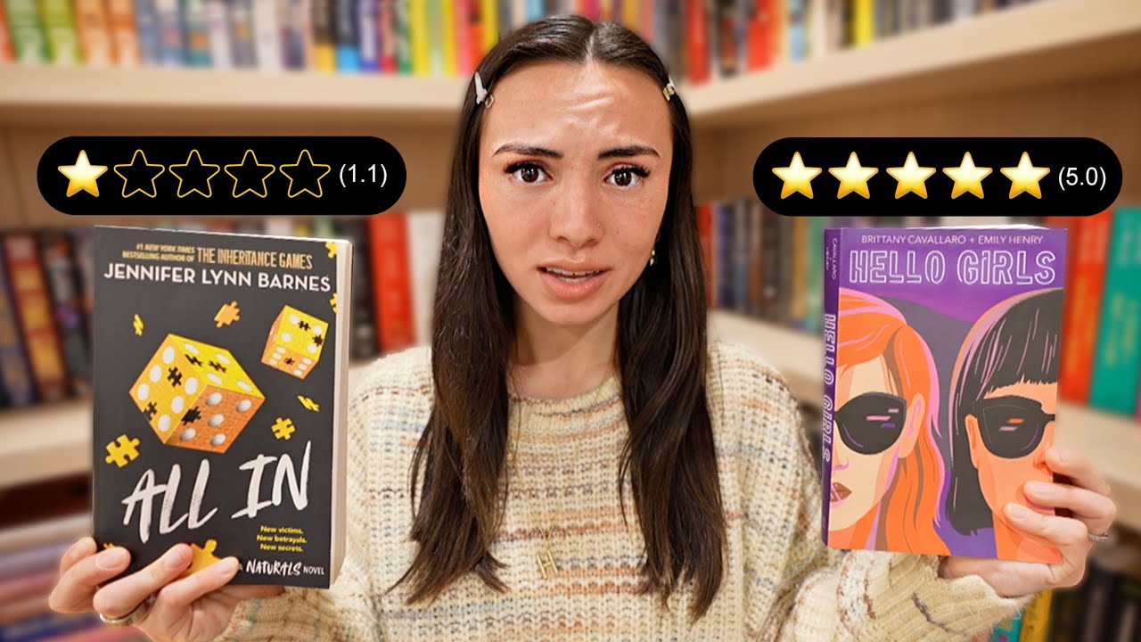 reading the lowest and highest rated book on my shelf