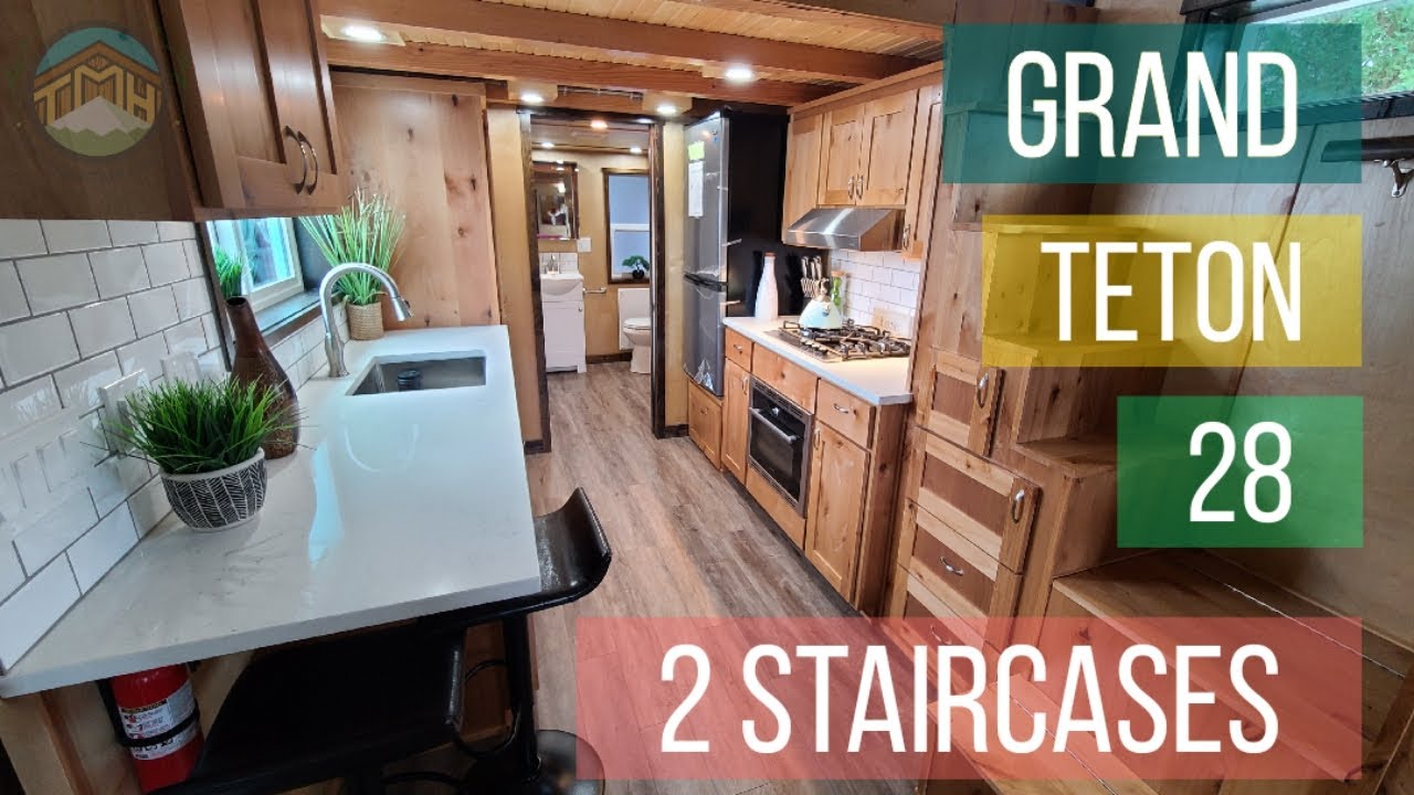 Grand Teton built for Alaska featuring 2 staircases! by Tiny Mountain Houses