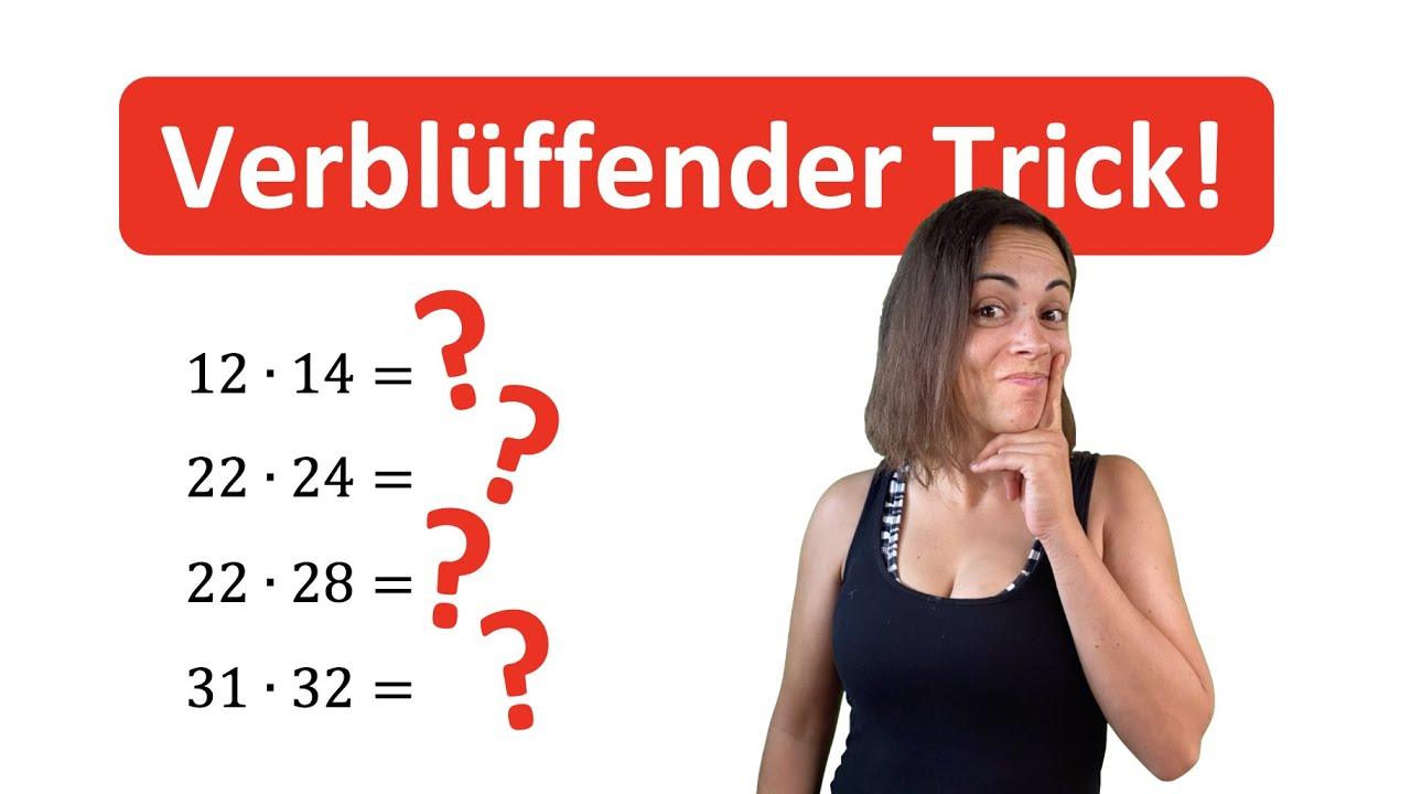 🤯🤩 BLITZSCHNELL im Kopf! | Zahlen mit der selben 10er-Stelle multiplizieren für FORTGESCHRITTENE