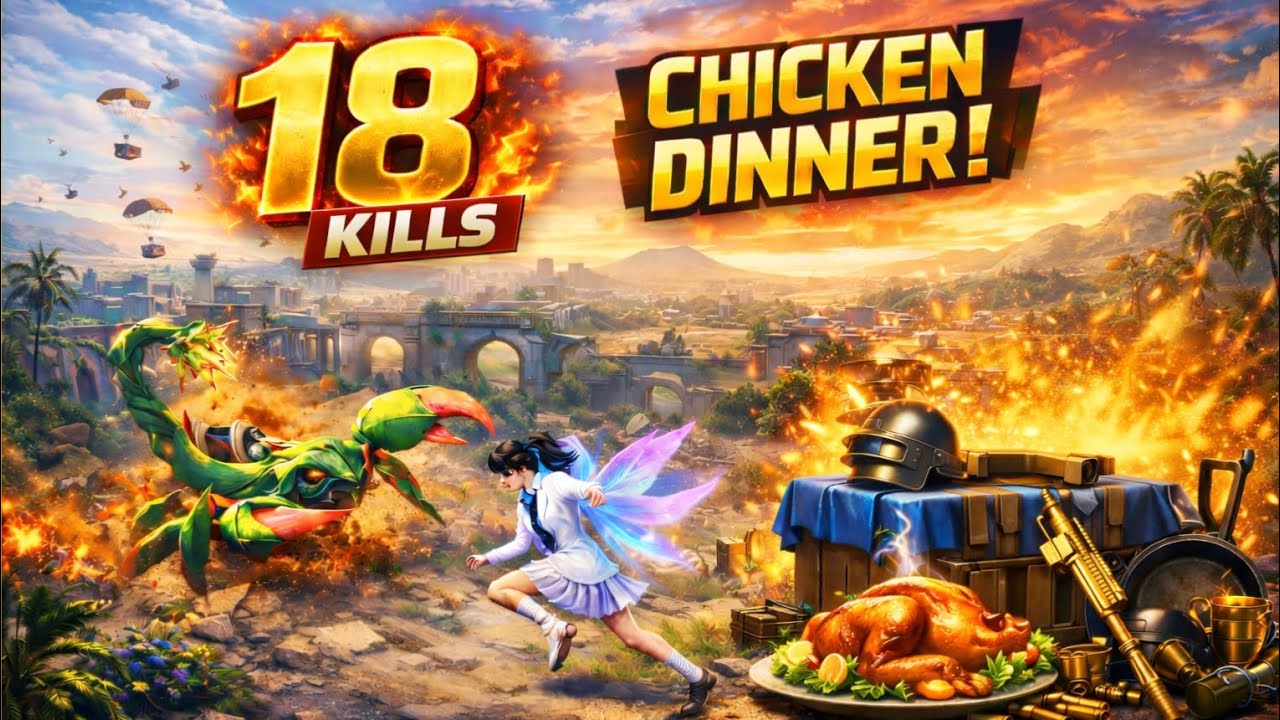 18 KILLS! नए इवेंट में मचाई तबाही,🔥