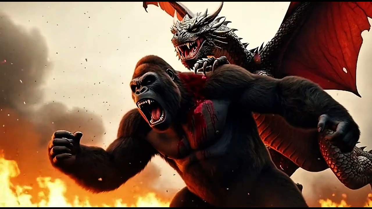 King Kong vs Dragon Battle – Pure Chaos & Epic Destruction 2026 🔥🐉🦍
