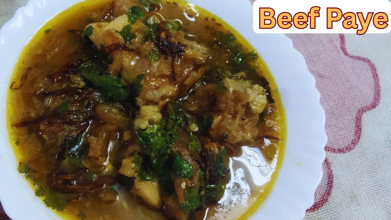 Beef Paye Banane Ka Asaan Tarika | Soft & Tasty