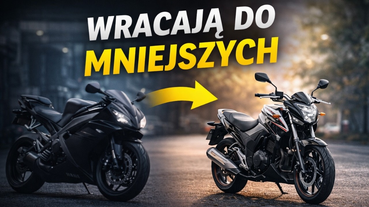 Dlaczego doświadczeni motocykliści wracają do małych pojemności?