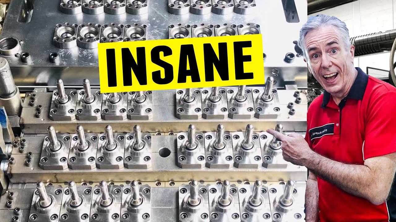 INSANE multi-cavity molds to make MILLIONS of plastic parts! - Serious Engineering - Ep24