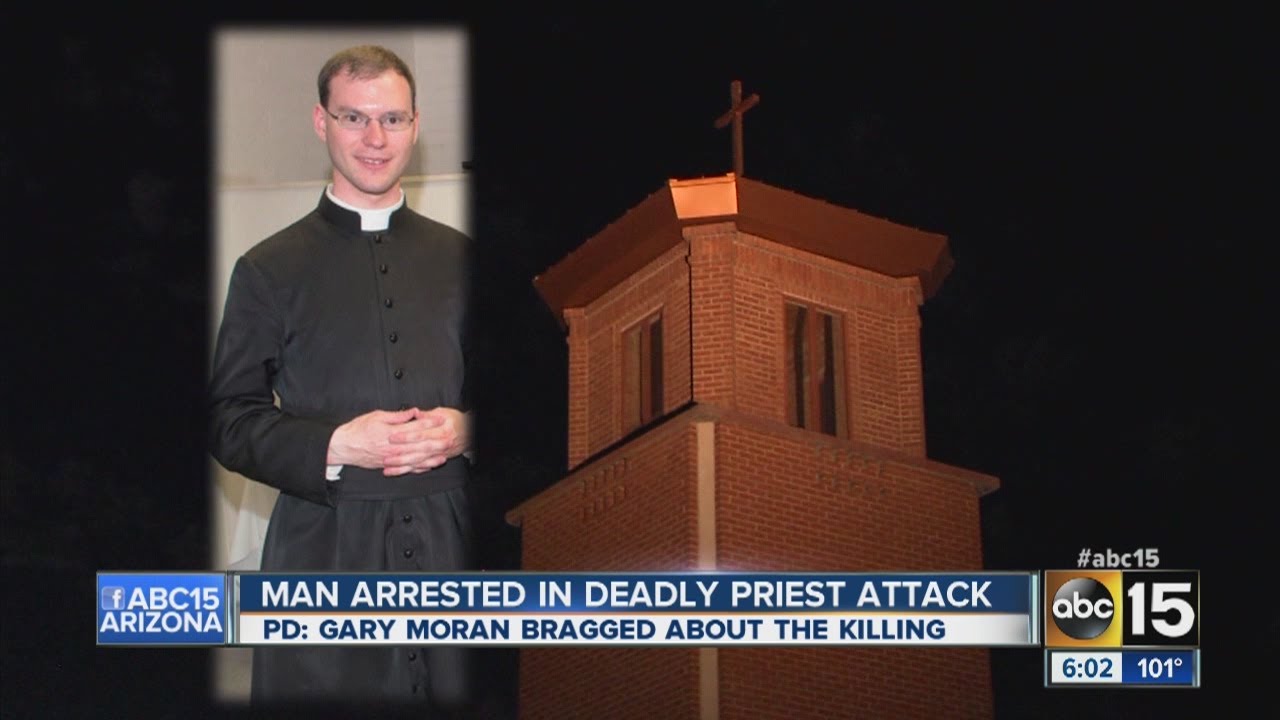 Man arrested in deadly priest attack