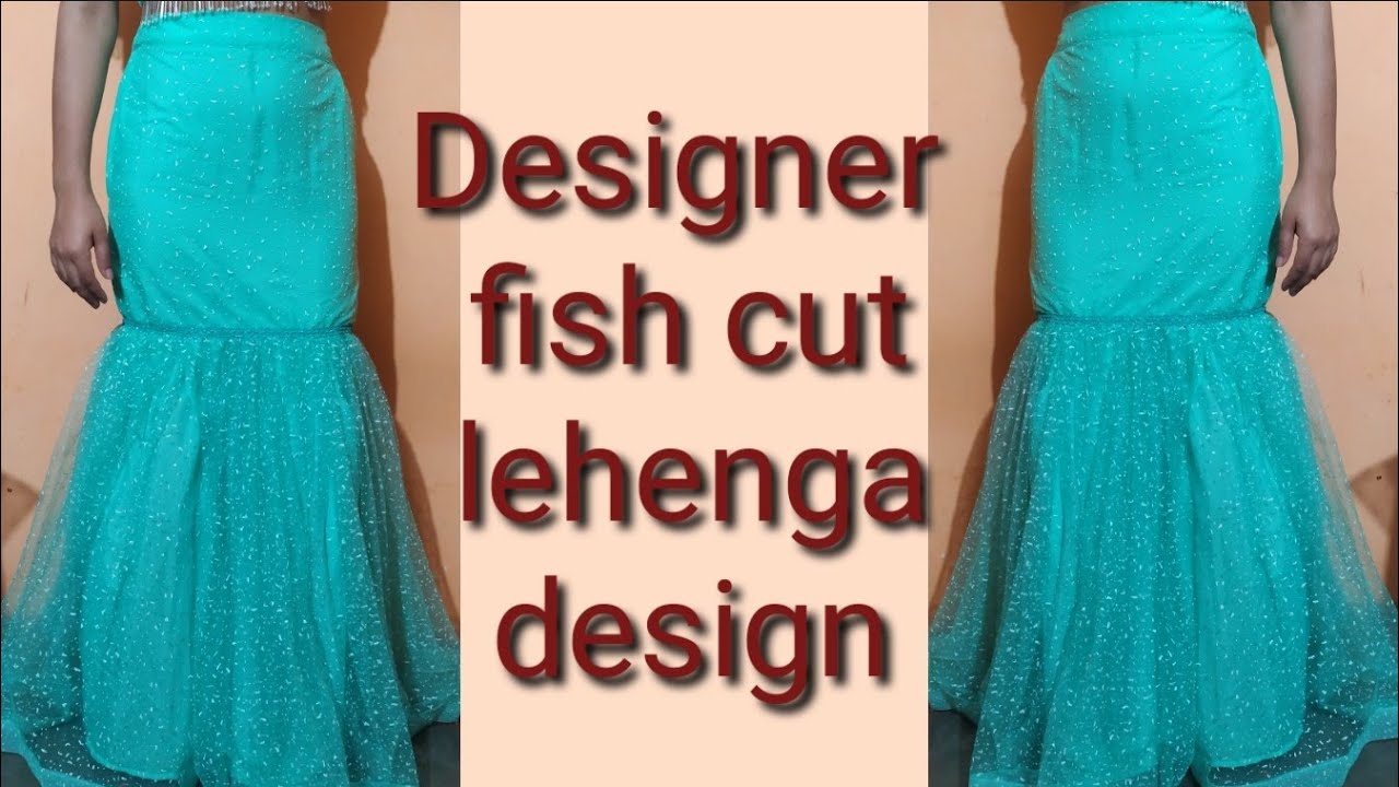 Designer lehenga/ Fish cut lehenga cutting and stitching/ trending lehenga/ new lehenga/ part-1
