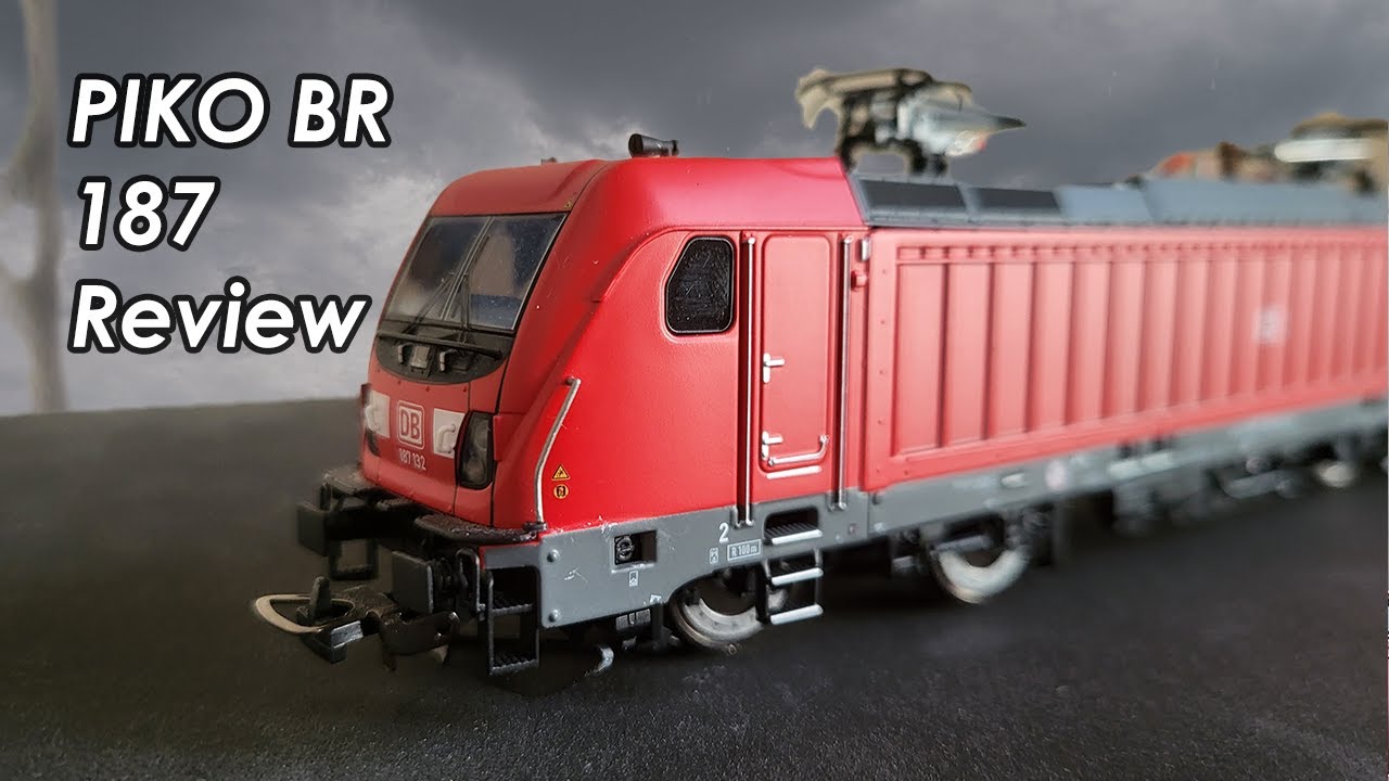 Review: Piko Expert BR187 Elektro Lokomotive H0 (51947) Modellbahn