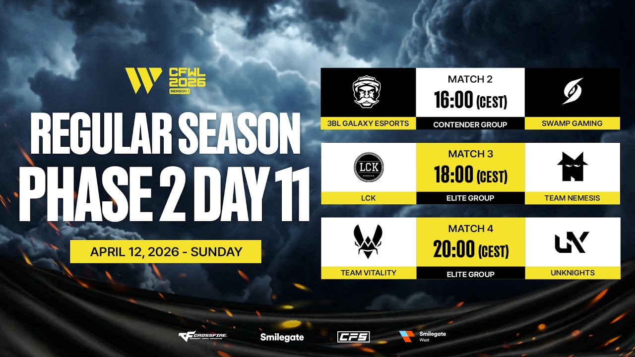CFWL 2026 SEASON 1 - PHASE 2 DAY 11