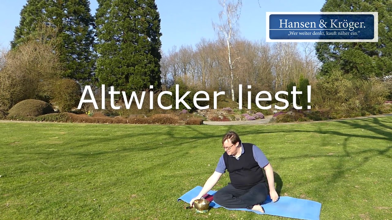 Wiehl liest. Am besten mit Hansen&Kr&ouml;ger.