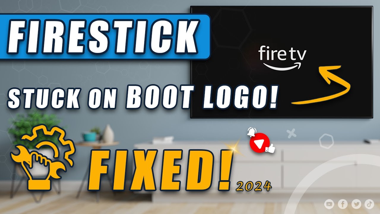 Firestick Stuck On Fire TV Logo | FIXED Finally