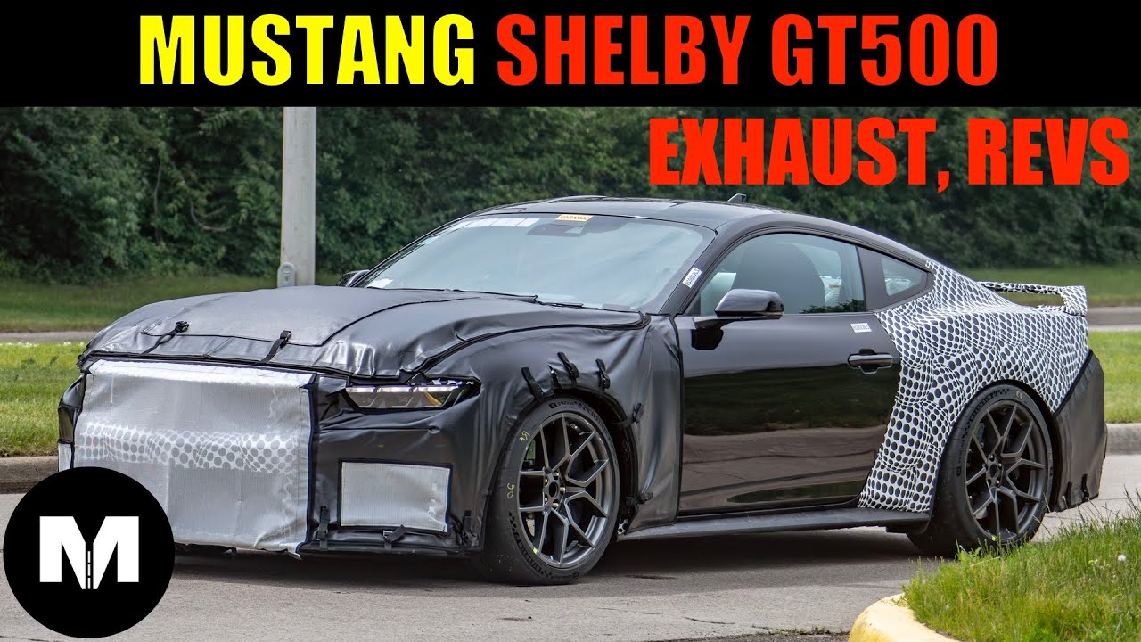 Next-Gen Mustang Shelby GT500 Revs, Exhaust Note Emit Intoxicating V8 Sounds