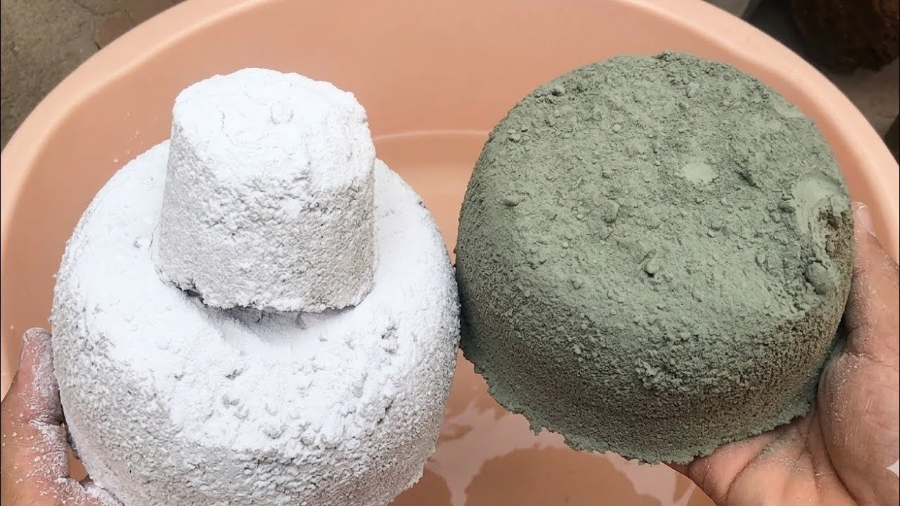 New soft gritty brown sand water 😍 crumbling close up dipping |oddly satisfying ASMR 