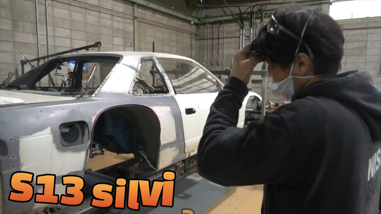 S13シルビア  トランクが閉まらね～！パネルをぜ～んぶ合わせてみた⁉ #6
