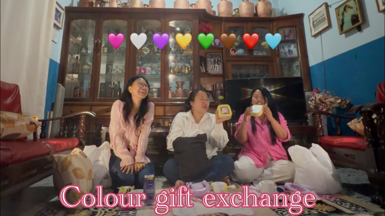 Last Minute COLOUR GIFT EXCHANGE 💝 | Before My Bestfriend @ShaznahRaii Left 🥺 