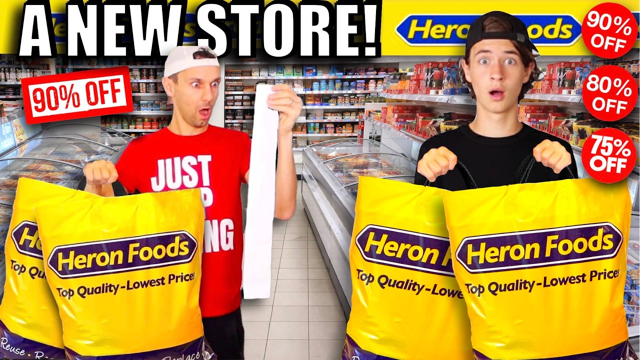WOW! We found a HERON FOODS close to home!! HUGE discounts!!