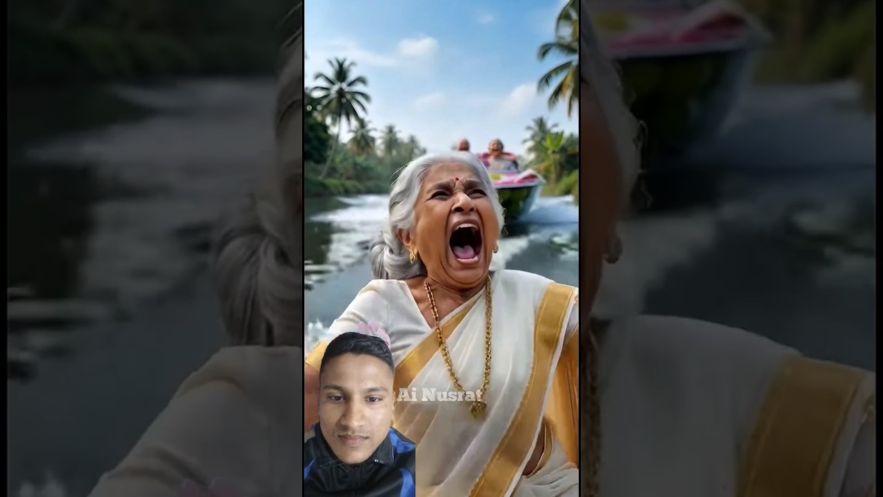 গিন্নির নৌকা মাঝ নদীতে ডুবে গেল 