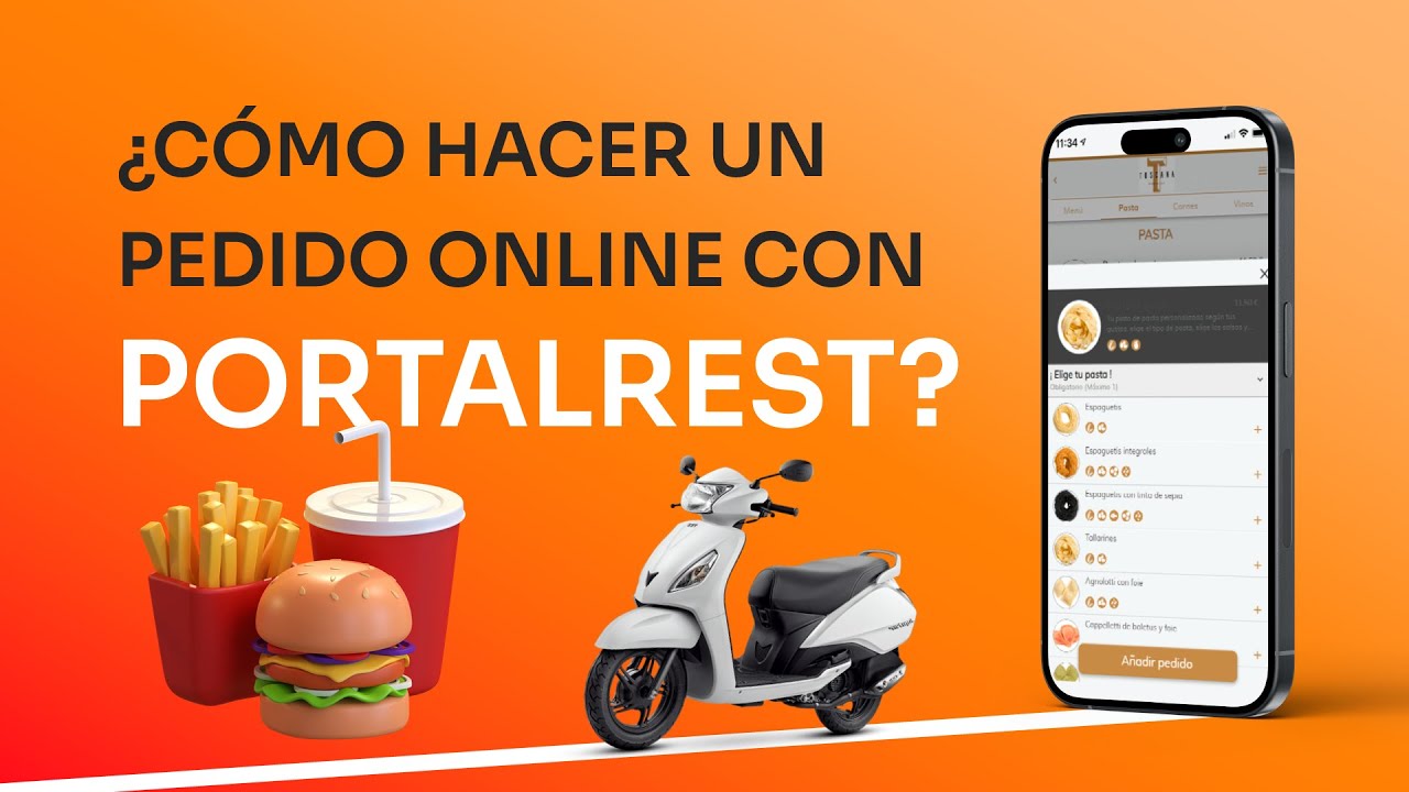 ¿Cómo hacer un pedido online en tu restaurante favorito con PortalRest?