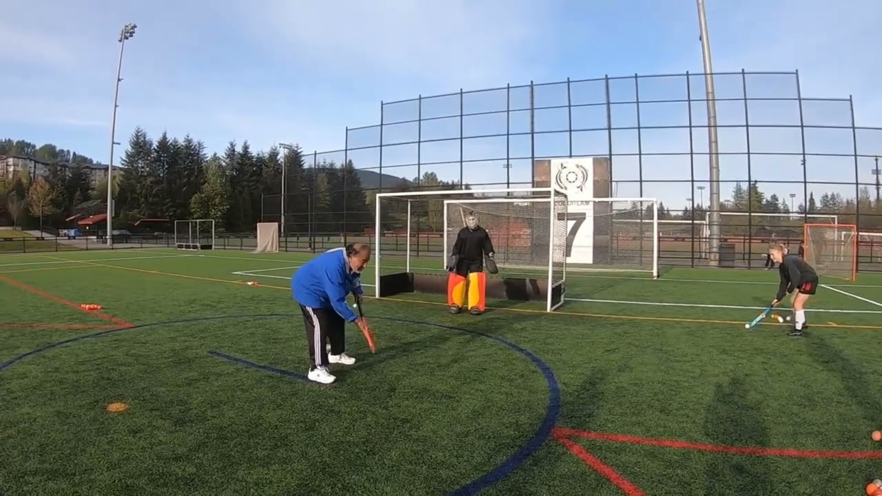 Taking shots as a forward on the run