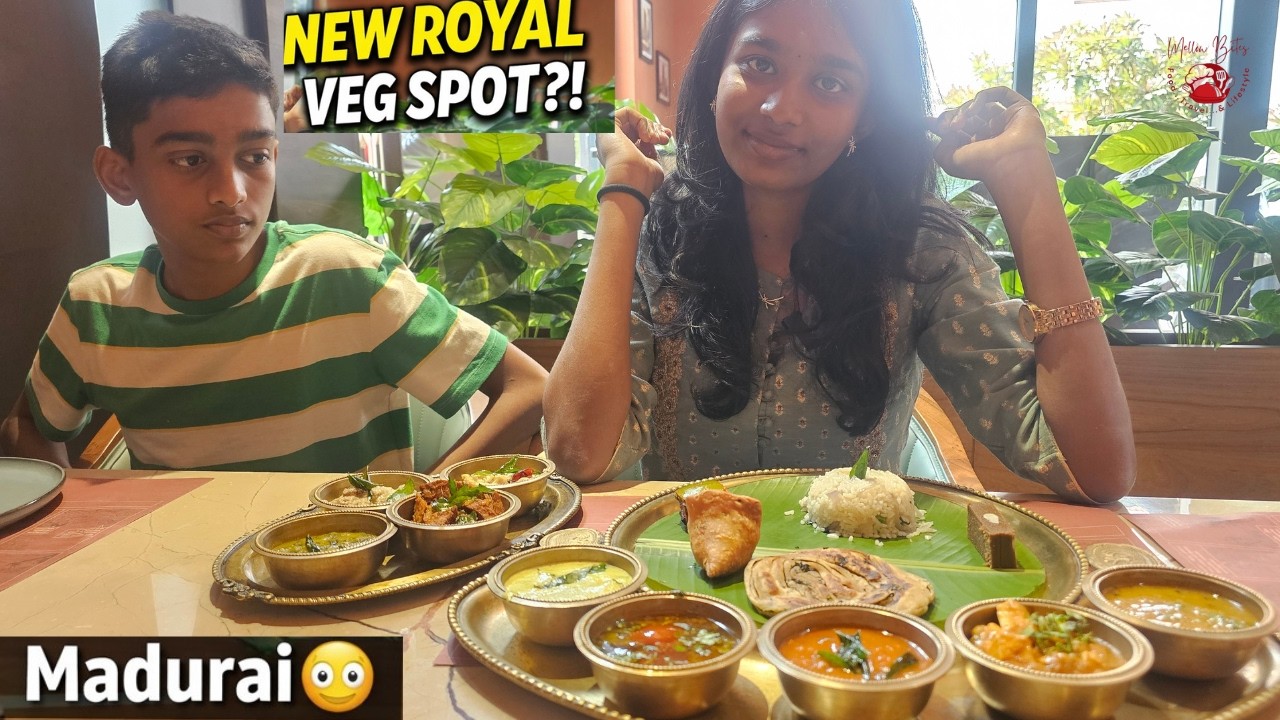 Недавно открывшийся ресторан Royal Pure Veg в Мадурае 🤩 | Честный отзыв об отеле Marudheeswara |