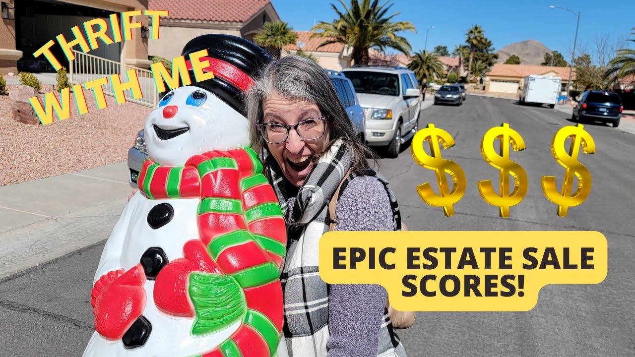Epic Estate Sale Scores!  Hit the Sales in Las Vegas With Me