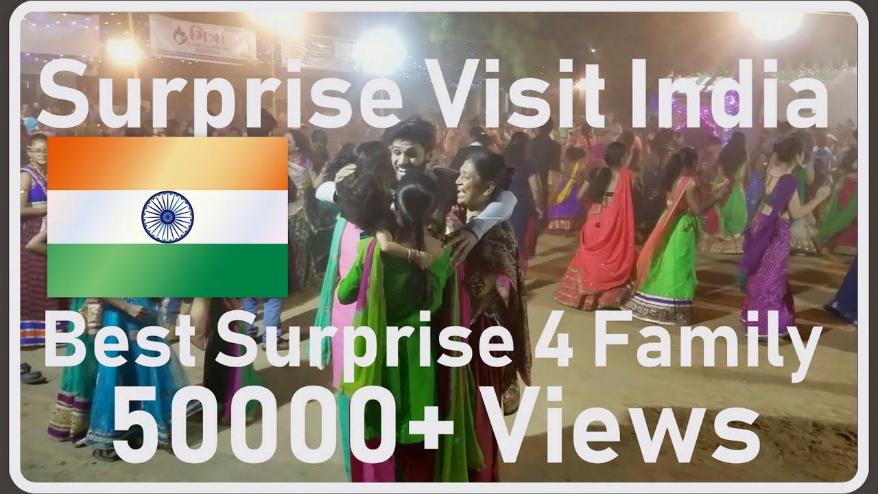 Surprise Visit to India. Keyur Jadav, Priceless Reaction, Emotion, Family  Vadodara Gujarat India HD