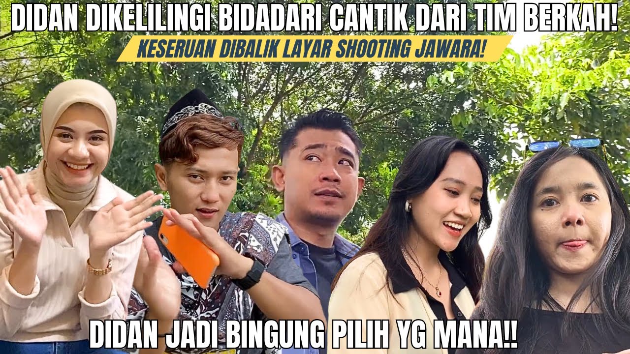DIKELILINGI BIDADARI CANTIK DARI TIM BERKAH‼️KESERUAN DIBALIK LAYAR FILM JAWARA‼️