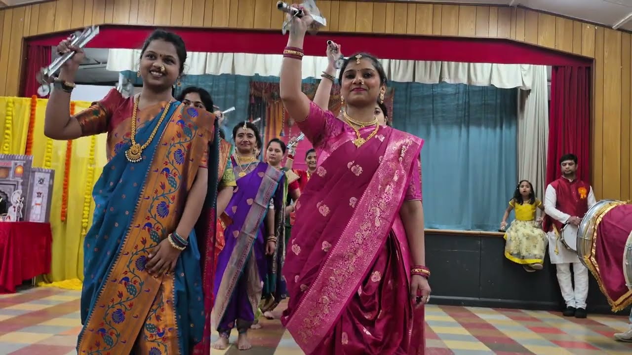 Mi Marathi Newcastle – Shiv Jayanti 2026 | Dhol Tasha Performance | Lezim Performance