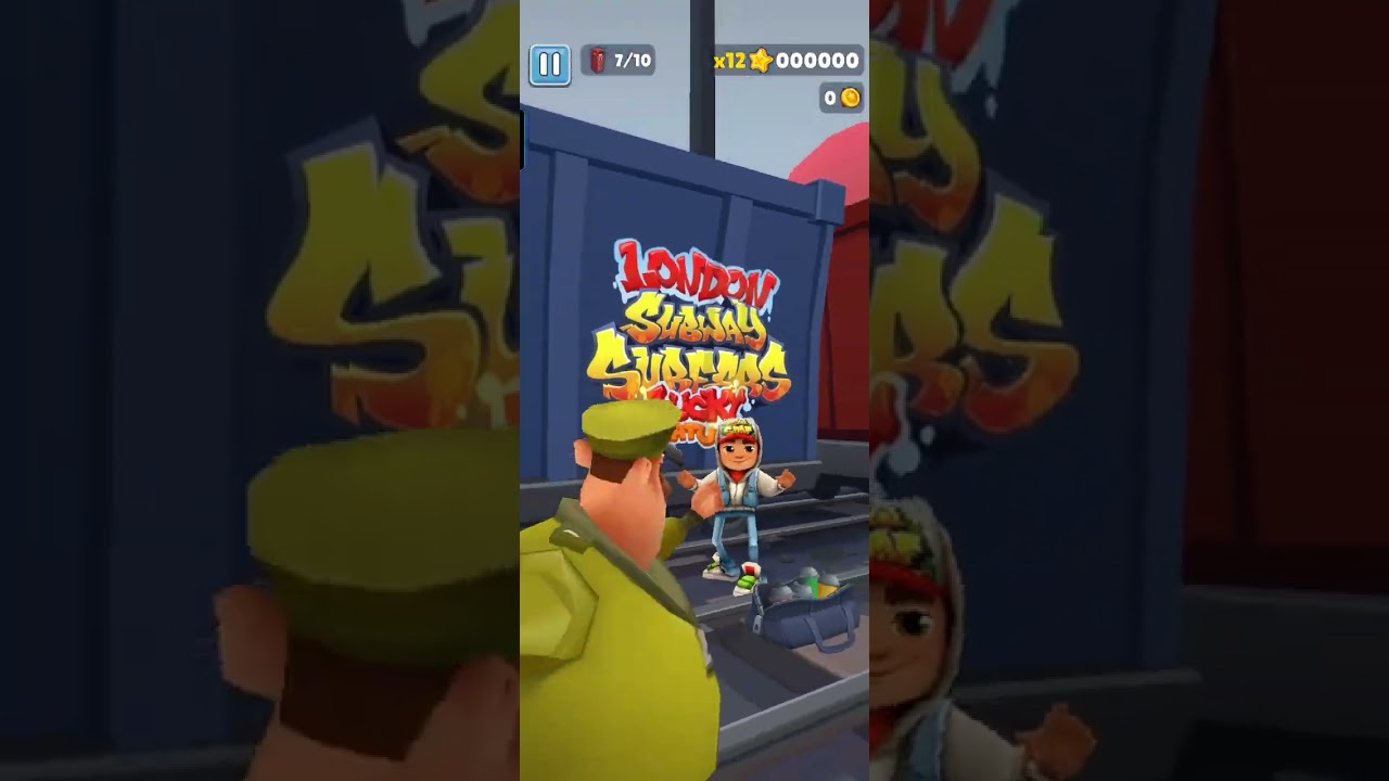 Играю в сабвей серф день 1