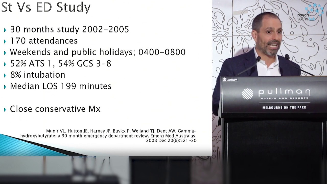 GHB – Informing Clinical Practice by Dr Jonathan Karro